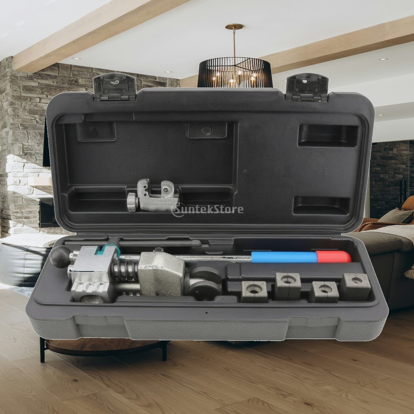 Tools For Garage - ชุดเครื่องมือบานท่อเบรกอเนกประสงค์ พร้อมกล่องเก็บ แบบมือถือ ทนทาน เหมาะสำหรับช่างเครื่อง โรงงาน