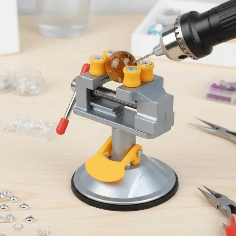 Bench Vise Swivel - ขาตั้งเครื่องมือช่างแบบหมุนได้ สำหรับงานเจาะ งานแกะสลัก และงานทั่วไป ปรับระดับได้