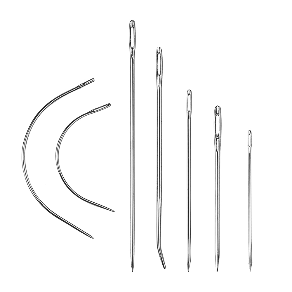 Mechanical Workshop Tools And Equipment - 7ชิ้น/แพ็คเข็ม jahit kulit สำหรับงานหนักในครัวเรือนเข็มเย็บมือสำหรับหนังพรมเบาะผ้าใบเครื่องมือตัดเย็บซ่อมแซม