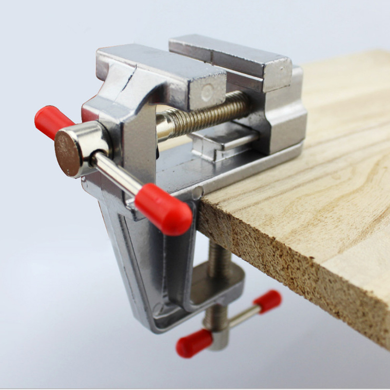 Workshop Tools Vice - คีมจับชิ้นงานขนาดเล็กอเนกประสงค์ 3.5 นิ้ว ทำจากอะลูมิเนียม สำหรับงานช่างอัญมณี งานอดิเรก