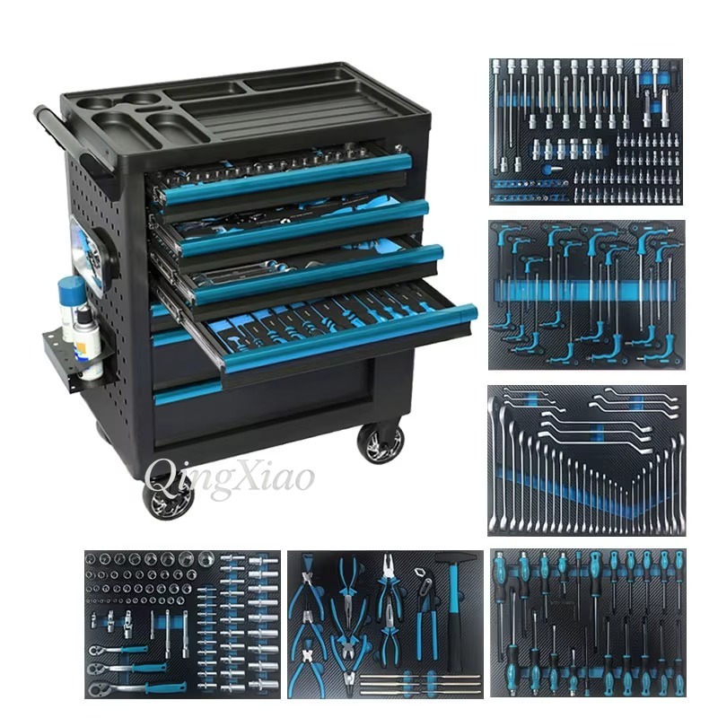 ตู้เก็บเครื่องมือเหล็กสีน้ำเงิ - Workshop Tools Organizing บทวิจารณ์และราคา