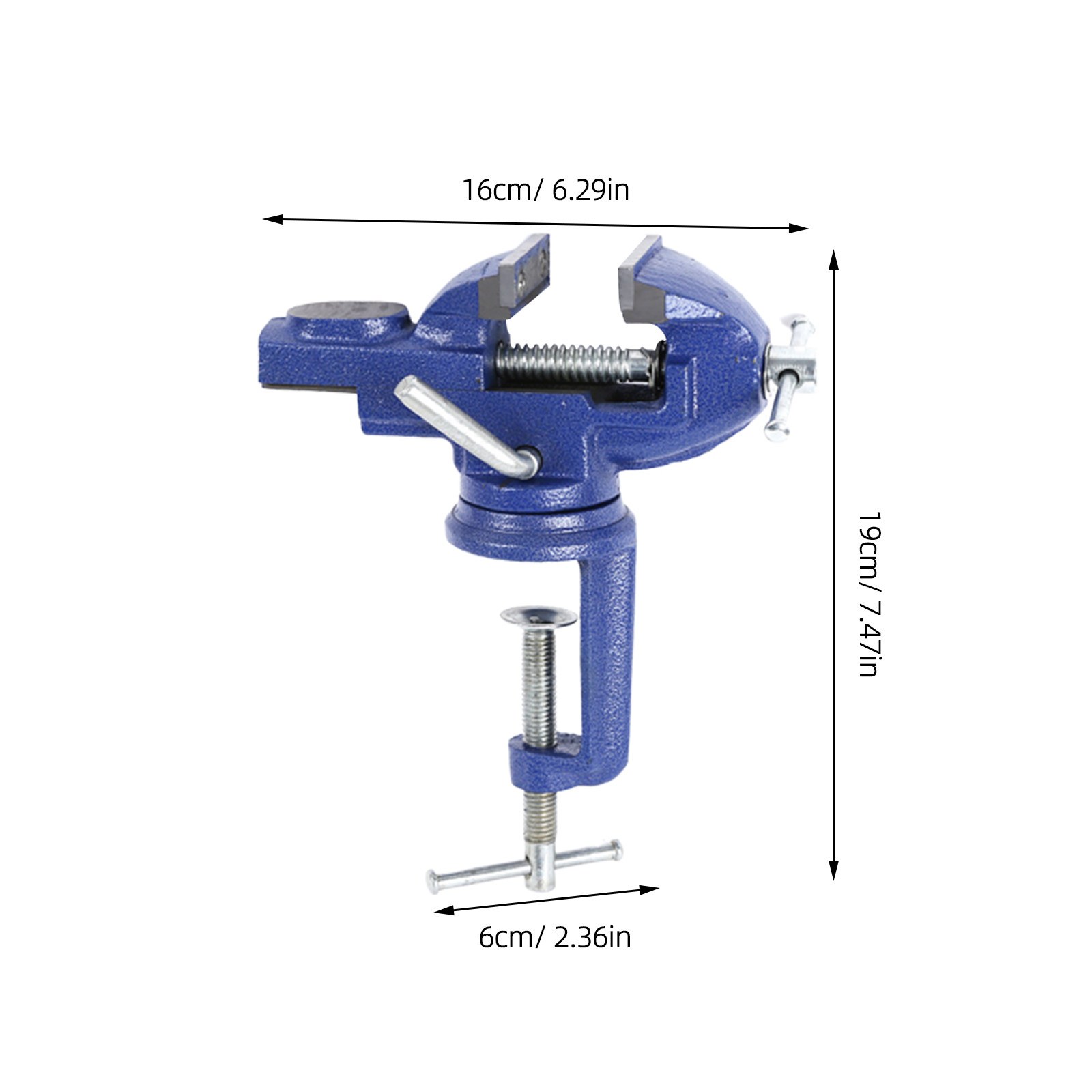 แท่นจับชิ้นงานแบบหมุนขนาด 60 ม - Bench Vise Swivel บทวิจารณ์และราคา