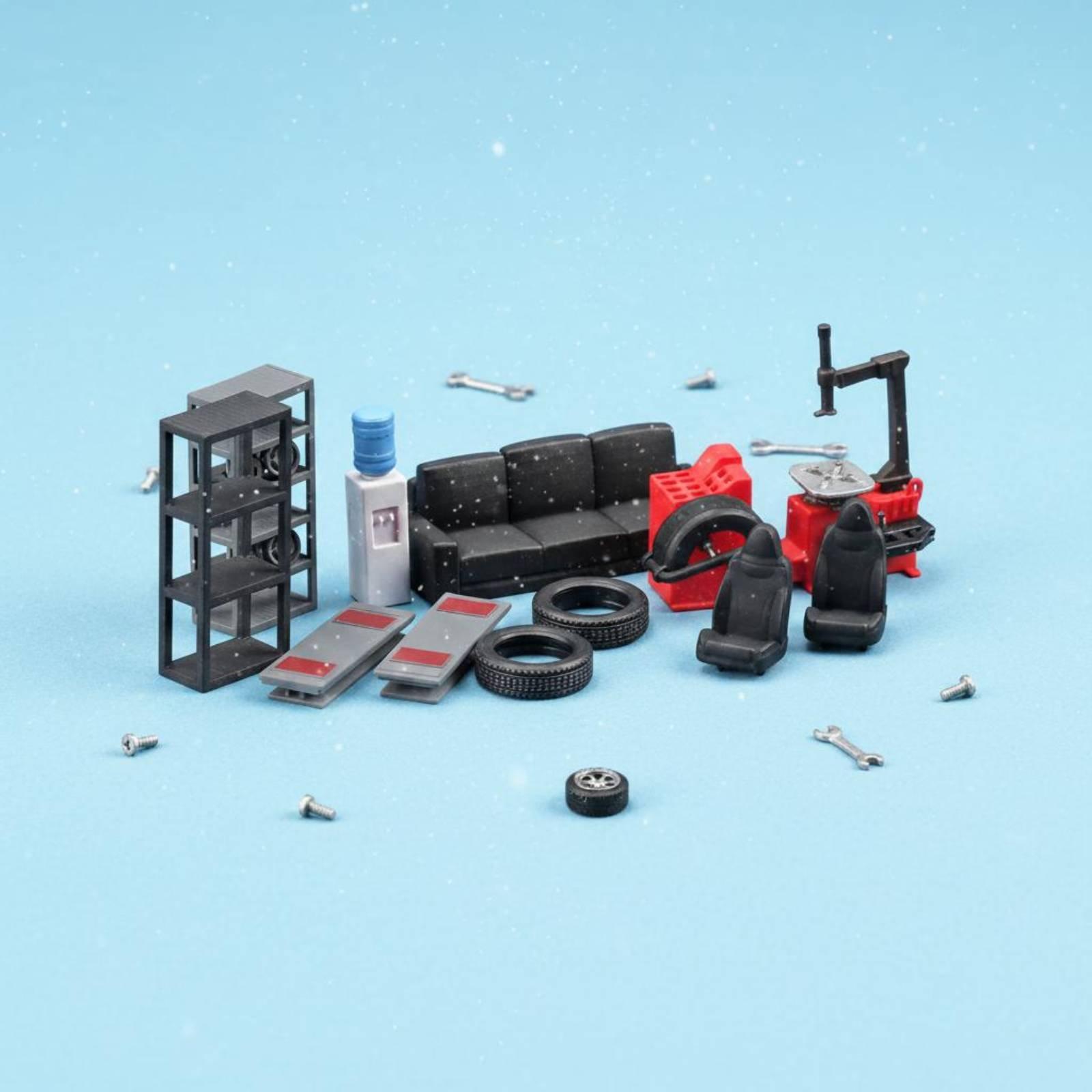 ชุดเครื่องมือซ่อมรถขนาดเล็ก 1/ - Workshop Tools Photos บทวิจารณ์และราคา