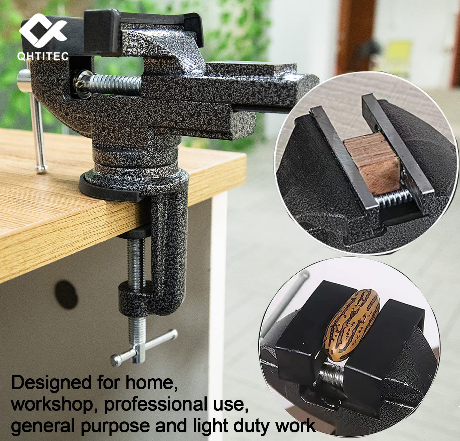ตัวจับโต๊ะอเนกประสงค์แบบหนัก ต - Bench Vise Swivel บทวิจารณ์และราคา