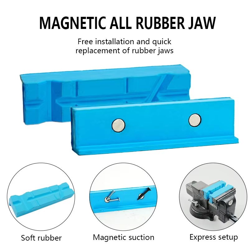 สีฟ้ายาง Vise แม่เหล็กป้องกันป - Workshop Tools Vice บทวิจารณ์และราคา