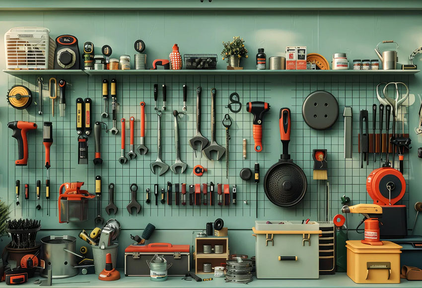 Mehofondการถ่ายภาพพื้นหลังVINT - Workshop Tools Photos บทวิจารณ์และราคา