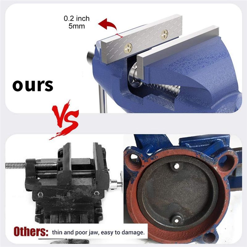 KYCOR-Bench Clamps ชุดจับยึดแบ - Bench Vise Swivel บทวิจารณ์และราคา