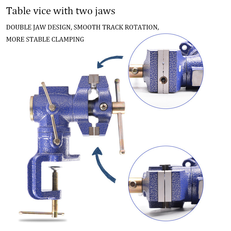 ฐานหมุนสำหรับจับชิ้นงานแบบคู่ใ - Bench Vise Swivel บทวิจารณ์และราคา