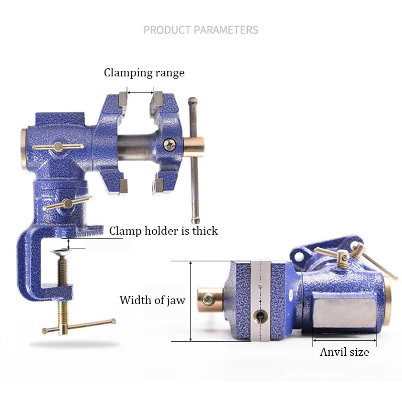 ฐานหมุนสำหรับจับชิ้นงานแบบคู่ใ - Bench Vise Swivel บทวิจารณ์และราคา