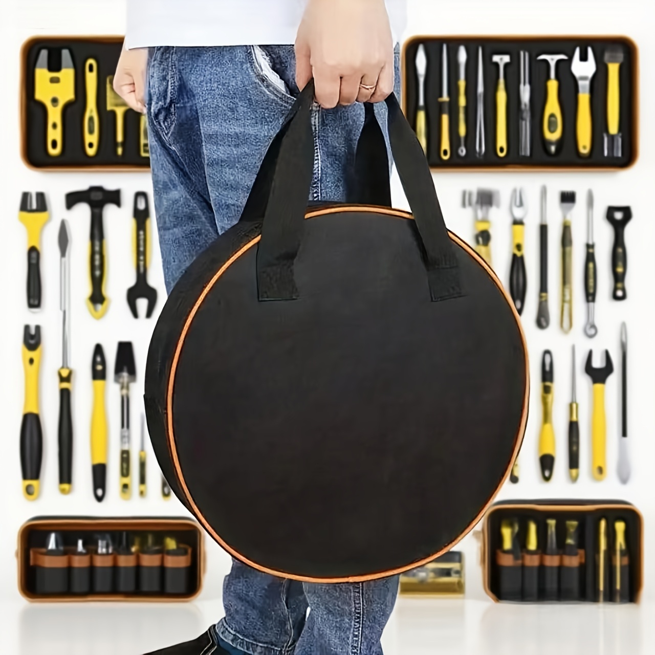 กระเป๋าเก็บเครื่องมือทรงกลม 1  - Workshop Tools Organizing บทวิจารณ์และราคา