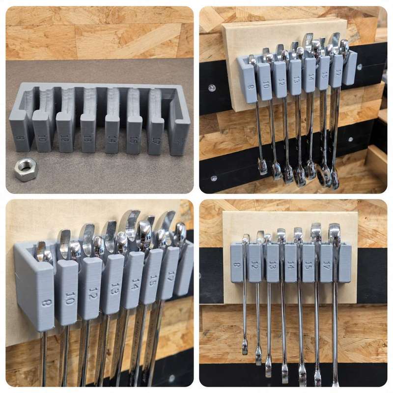 ที่แขวนประแจติดผนังสำหรับจัดเก - Workshop Tools Organizing บทวิจารณ์และราคา