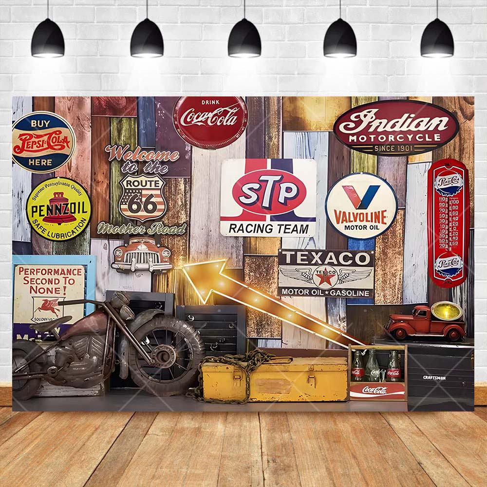 Retro รถจักรยานยนต์ซ่อมรถยนต์โ - Workshop Tools Photos บทวิจารณ์และราคา